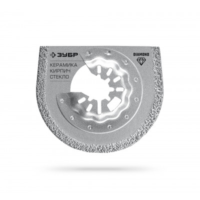 Дисковая алмазная насадка ЗУБР DIAMOND StarQuick 65x2.2мм, Р40 15584-65