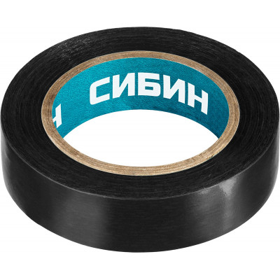 Изолента СИБИН (ПВХ, 15ммx10м, черная) 1235-2