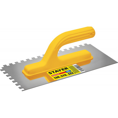 Штукатурная гладилка STAYER 130x270мм, зуб 8x8мм 08012-08_z01