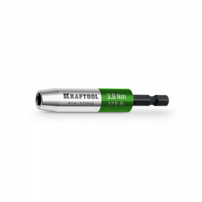 Динамометрический адаптер для бит KRAFTOOL FIX-TORQ 3Нм 64035-3.0