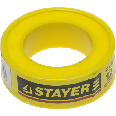 Фумлента STAYER 0.075ммx12ммx10м, 0.25г/см3 12360-12-025