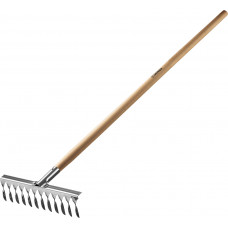Садовые грабли GRINDA PS-12 WOOD 370х1300мм 39481-12