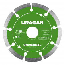 Диск алмазный URAGAN UNIVERSAL 115х22.2мм 36705-115