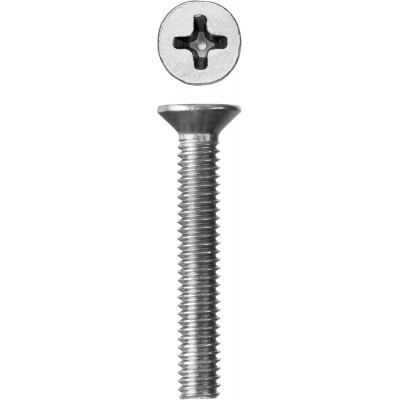 Винт с потайной головкой ЗУБР M4x25мм, DIN 965, кл.пр.4.8, 5кг 303110-04-025