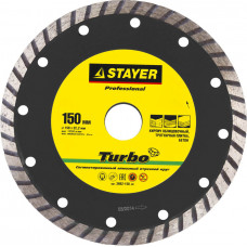 Диск алмазный STAYER 150х22.2мм TURBO-Pro 3662-150_z01