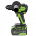 Шуруповерт аккумуляторный Greenworks GD24DD90 (24В, 4Ач) 3707507CUD