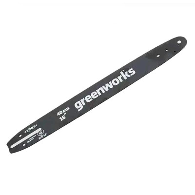 Шина для цепных пил Greenworks (шаг 3/8, паз 1.1мм, 40см) 29757