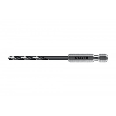 Сверло по металлу STAYER 4.5x103мм, НЕХ 1/4" 29603-4.5