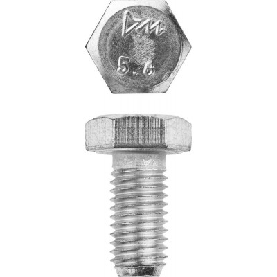 Болт ЗУБР M12x25мм, ГОСТ 7798-70, кл.пр.5.8, 5кг 303080-12-025