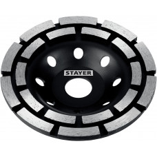 Алмазная двухрядная чашка STAYER Double 125мм 33381-125_z02