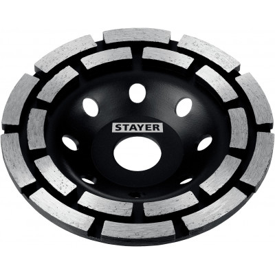 Алмазная двухрядная чашка STAYER Double 125мм 33381-125_z02