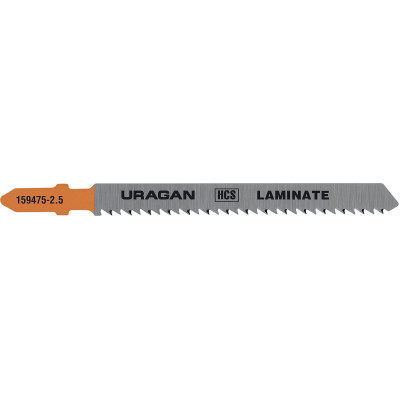 Пилка по ламинату URAGAN T101BR (шаг 2.5мм, 100/75мм, 2шт) 159475-2.5_z02