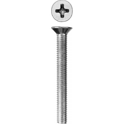 Винт с потайной головкой ЗУБР M5x40мм, DIN 965, кл.пр.4.8, 5кг 303110-05-040