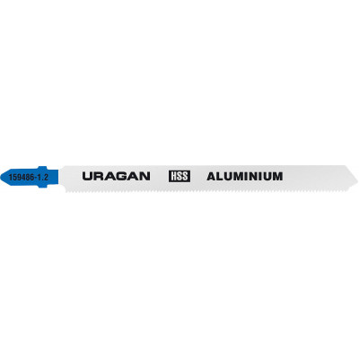 Пилка по металлу URAGAN T318A (шаг 1.2мм, 132/110мм, 2шт) 159486-1.2_z02