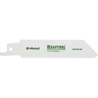 Полотно для сабельной пилы по металлу KRAFTOOL 80мм, шаг 1.4мм 159755-08