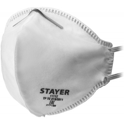 Фильтрующая полумаска STAYER (FFP1) 11112_z01