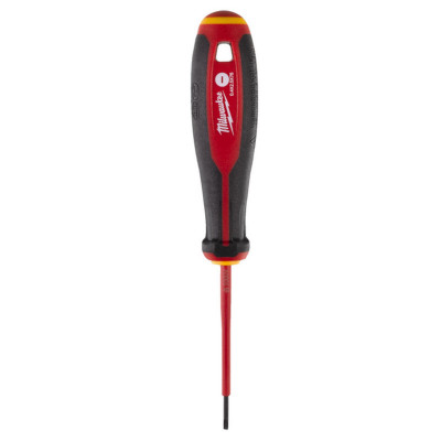 Диэлектрическая отвертка Milwaukee VDE SL2.5x75мм 4932478712