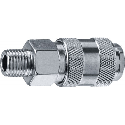 Переходник ЗУБР 1/4"M - рапид мама 64911-1/4