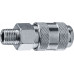 Переходник ЗУБР 1/4"M - рапид мама 64911-1/4