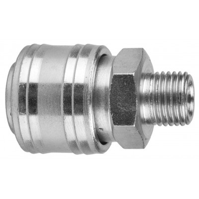 Переходник KRAFTOOL 1/4"M - рапид мама 06594