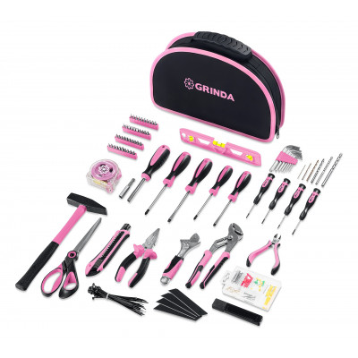 Универсальный набор инструмента GRINDA Pink Force 165пред 22109
