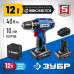 Шуруповерт аккумуляторный ЗУБР DL-121-42
