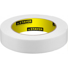 Двусторонняя клейкая лента STAYER 25ммх5м, белая, на вспененной основе 12231-25-05