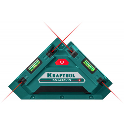 Лазерный угольник для кафеля KRAFTOOL SQUARE-15 34705