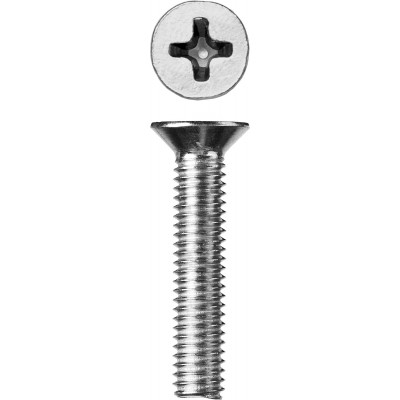 Винт с потайной головкой ЗУБР M6x35мм, DIN 965, кл.пр.4.8, 5кг 303110-06-035