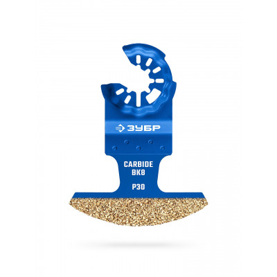 Шлифовальная сегментная насадка ЗУБР CARBIDE StarQuick ВК8, 70мм, Р30 15580-70-2.8