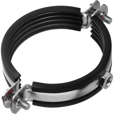 Трубный хомут с гайкой ЗУБР 2 1/2", 6шт 37850-75-80