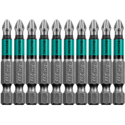 Биты KRAFTOOL PH2, 50мм, 10шт 26122-2-50-10