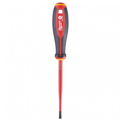 Диэлектрическая отвертка Milwaukee VDE SL5.5x125мм 4932478716