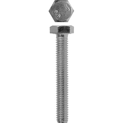 Болт ЗУБР M10x80мм, DIN 933, кл.пр.5.8, 2шт 4-303076-10-080