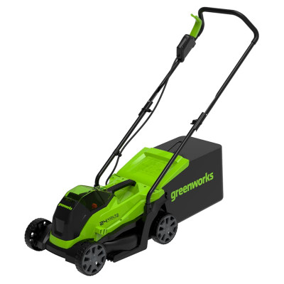 Газонокосилка аккумуляторная Greenworks GD24LM33K4 (24В, 4Ач) 2516107UB