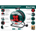 Удлинитель на катушке KRAFTOOL P-315 (30м, 3500Вт, IP44, ПВС 3x1.5мм2) 55084-30