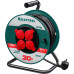 Удлинитель на катушке KRAFTOOL P-315 (30м, 3500Вт, IP44, ПВС 3x1.5мм2) 55084-30