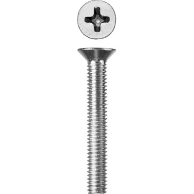 Винт с потайной головкой ЗУБР M6x45мм, DIN 965, кл.пр.4.8, 5кг 303110-06-045