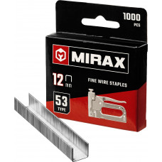 Скобы MIRAX тип 53/12мм/1000шт 3153-12