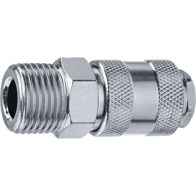 Переходник ЗУБР 1/2"M - рапид мама 64911-1/2