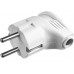 Вилка угловая STAYER MAXElectro белая, 16А/220В 55161-W