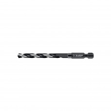 Сверло по металлу ЗУБР 6.5x119мм, НЕХ 1/4", Р6М5 29623-6.5_z01