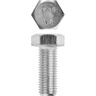 Болт ЗУБР M16x40мм, ГОСТ 7798-70, кл.пр.5.8, 5кг 303080-16-040