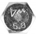 Болт ЗУБР M12x60мм, ГОСТ 7798-70, кл.пр.5.8, 5кг 303080-12-060