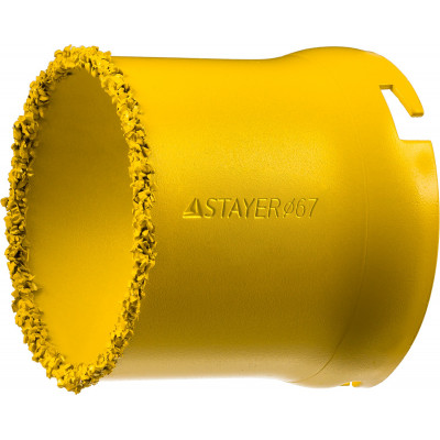 Коронка карбид-вольфрамовая STAYER 67мм 33345-67