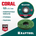 Полимерно-шлифовальный абразивный круг KRAFTOOL 125x22.2мм 36599-125