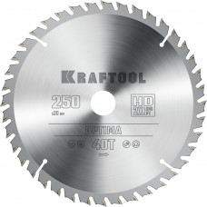Пильный диск по дереву KRAFTOOL Optima 250x30 мм;40Т 36951-250-30
