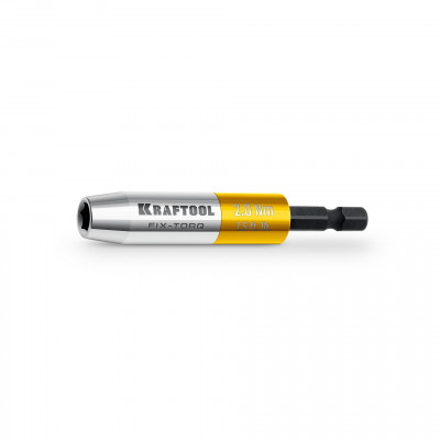 Динамометрический адаптер для бит KRAFTOOL FIX-TORQ 2Нм 64035-2.0