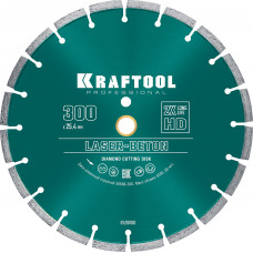 Диск алмазный KRAFTOOL LASER-BETON 300x25.4мм по бетону 36686-300