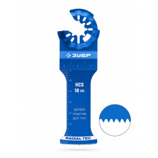 Прямая пильная насадка ЗУБР StarQuick HCS, 35x70мм, 18TPI 15571-35-70